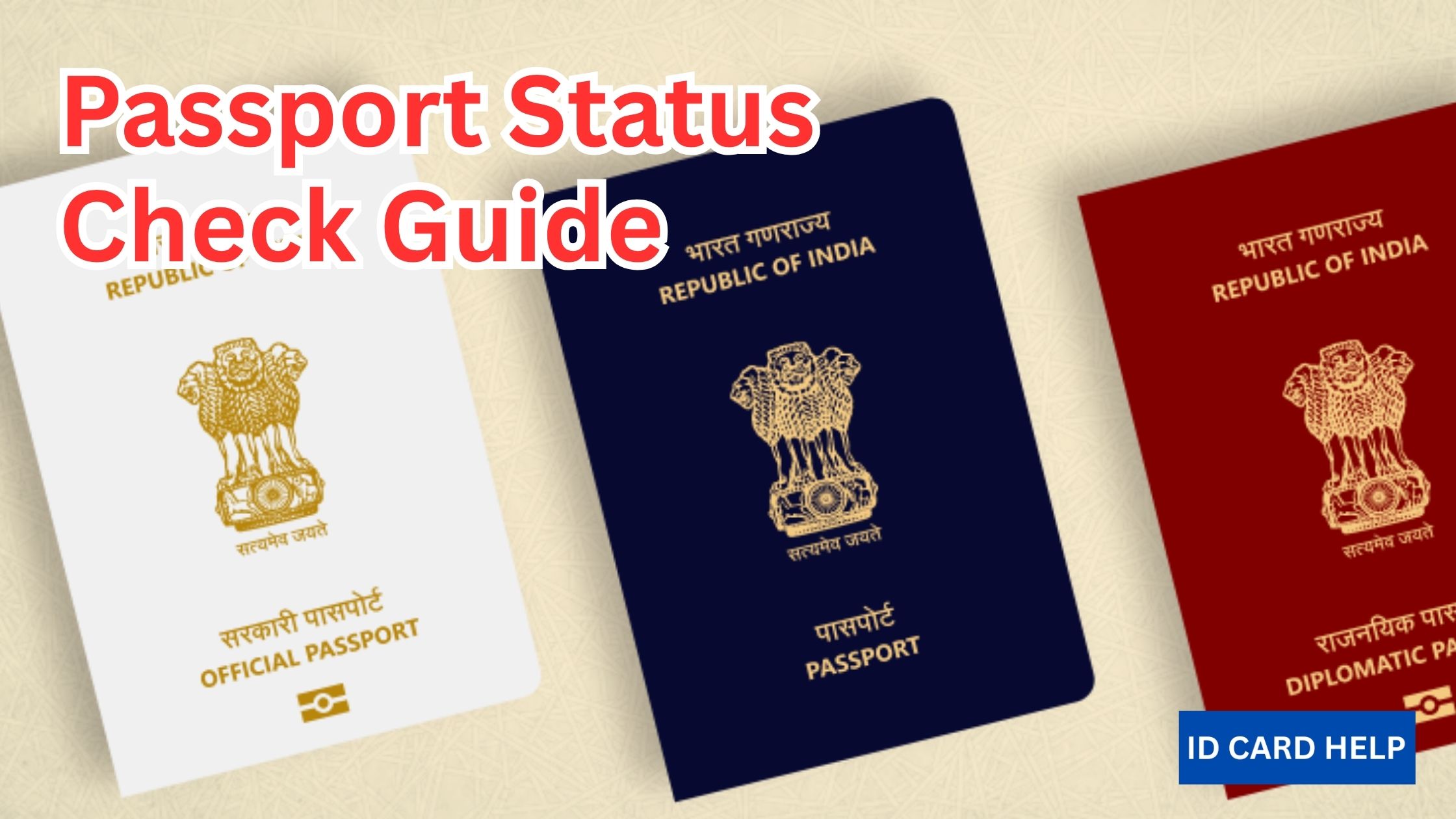 Passport Status Check Guide